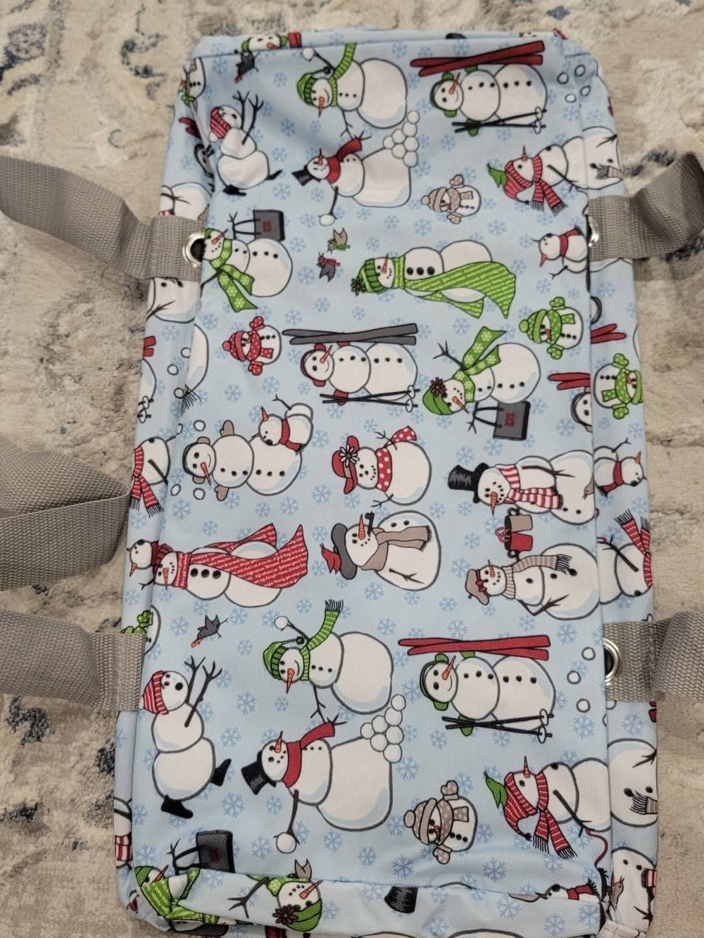 Thirty-One Snowman Medium Utility Tote